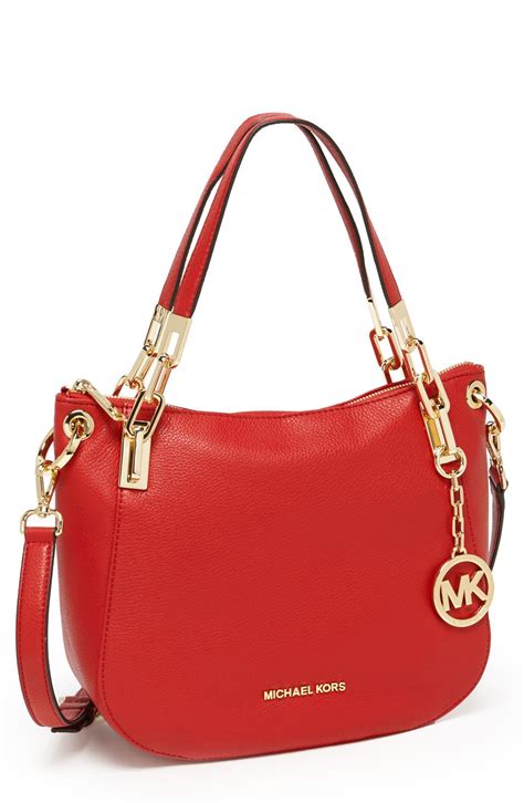 michael kors red wallet sale|michael kors red shoulder bag.